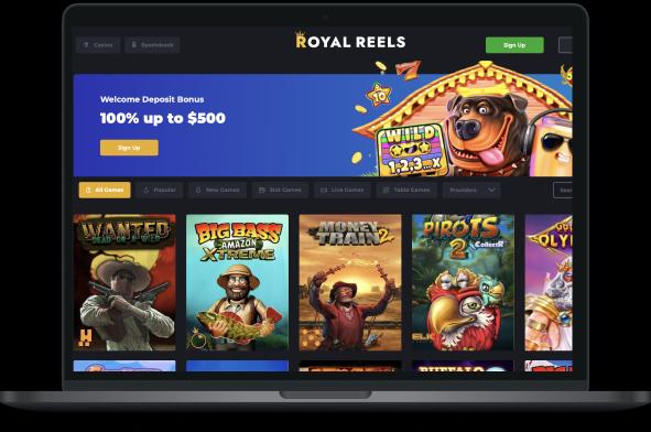 Royal Reels Casino Desktop